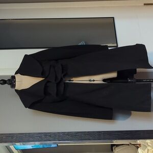 Ladies black princess coat